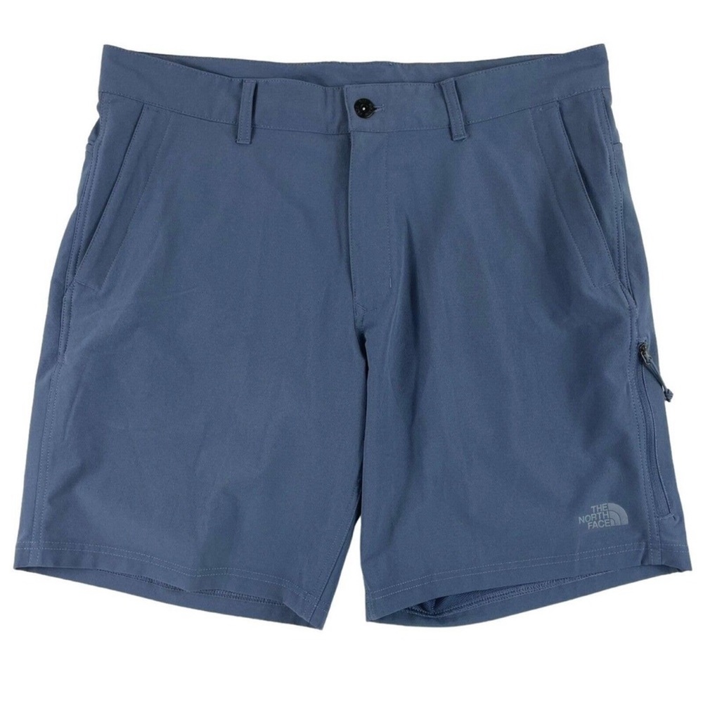B1534 The North Face Blue Mens Polyester Drawstring Performance Mens Short SZ 40